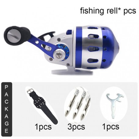 2022 New Outdoor BL35 Metal Fishing Line Wheel Inner Line Wheel Closed Wheel Slingshot Fishing Compound Bow Shooting Wheel