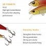 1PCS Minnow Fishing Lure 3D Eyes 50mm 5g Plastic Hard Bait Artificial Lures Wobbler Crankbait Winter Sea Fishing Bass Tackle