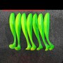 Soft Lure 50pcs/Lot 55mm/65mm/70mm Silicone Shad Worm Soft Bait T Tail Jigging Wobblers Fishing Lures