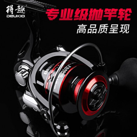 FS2000-7000 5.0:1 Gear Ratio High Speed Fishing Reel Water Resistance 21KG Max Drag Spinning Reel for Carp Fishing