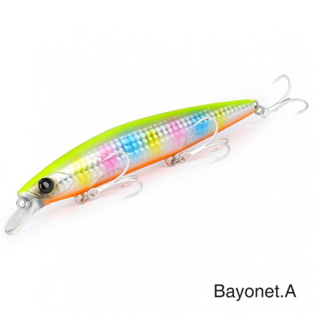 TSURINOYA Ultra Long Casting 135S Saltwater Sinking Minnow BAYONET 135mm 26.4g Tungaten Weight Fishing Lure Seabass Hard Bait
