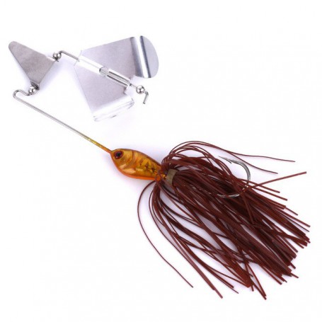 Buzz Bait Skirt Fishing Lures Spoon Spinnerbait Topwater Buzzbait Skirts Lure for Pike Snakehead Bass Fishing Tackle Metal Jig