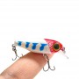 1pcs High Quality mini small Minnow Fishing Lures 45mm 3g Crankbait Fishing Wobblers 3D Eyes Artificial Hard pesca Bass tackle