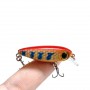 1pcs High Quality mini small Minnow Fishing Lures 45mm 3g Crankbait Fishing Wobblers 3D Eyes Artificial Hard pesca Bass tackle