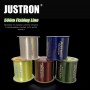Justron 500m 4-36LB Fluorocarbon Sinking Super Strong Nylon Fishing Line High Quality Monofilament Abrasion Fishing Line
