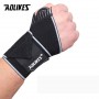 AOLIKES 1PCS Fitness Elastic Wristband Adjustable Sports Wrist Support Weight Lifting Support Band Open Design Wrist Rest