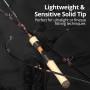 KastKing Zephyr Bait Finesse System UL Spinning Casting Fishing Rod Carbon Fiber 2 Pieces 1.53-1.8m 1-8g for Trout Fishing