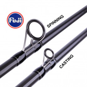 Telescopic Fishing Rod 1.8M 2.1M 2.4M 2.7M 3.0M 3.3M 3.6M Carbon Fiber  Spinning Fishing Pole With Colorful Smooth Guide Rings