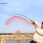Brand New Portable 1.8M Carbon Fiber Spinning Casting Telescopic Fishing Rod for Lake River Fishing