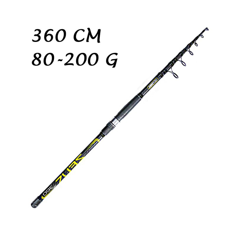 UDOCHKA Zeus Telescopic Spinning Carbon Fishing Rod, 7 Parts