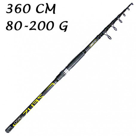 UDOCHKA "Zeus" Telescopic Spinning Carbon Fishing Rod, 7 Parts