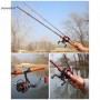 Brand New Portable 1.8M Carbon Fiber Spinning Casting Telescopic Fishing Rod for Lake River Fishing