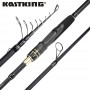 KastKing BlackHawk II Telescopic Spinning Casting Fishing Rod Portable Ultralight Rod with 24-Ton Carbon M MH ML Power F Action