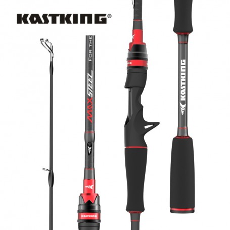 KastKing Traveller Max Steel Spinning Casting Fishing Rod 4 Pcs - Carbon Rod with 1.80m 1.98m 2.13m 2.4m