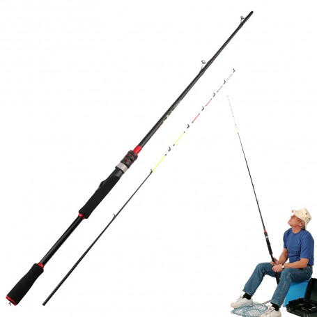 Fishing Rod FRP Soft Tail Raft Fishing Rod Long Casting Rod Shore Cast Fishing Rod Wild Fishing Professional Fishing Rod