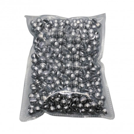 500pcs/Bag Fishing Weights Open Split Bite Anti-oxidation Clipped Lead Sinkers Shots 0.2g-1.2g Rock Fishing Accessories
