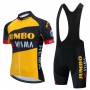 Team JUMBO VISMA Cycling Jersey Set 19D Bike Shorts Set MTB Ropa Ciclismo Mens Short Sleeve Bicycle Shirts Maillot Clothing