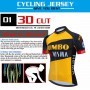 Team JUMBO VISMA Cycling Jersey Set 19D Bike Shorts Set MTB Ropa Ciclismo Mens Short Sleeve Bicycle Shirts Maillot Clothing