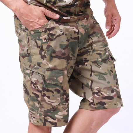 Tactical Shorts Men Outdoor Military Cargo Camo Short Pants Hiking Sports Combat Training Multi Pocket Shorts Bermuda Pantalones