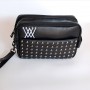 Golf bag sports goods storage bag handbag clutch bag zipper fashion rivet Korean trend bag golf