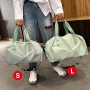 Women Sports Gym Bag Travel Dry Wet Bag Handbag Multifunction Swimming Shoulder Messenger Weekend Fitness Training Bag X393+A