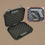 ABS GLOCK Pistol Safety Case With Foam Padded Military Airsoft Handgun Case Box Protective Lining Hunting Portable Gear Box