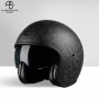 ALIEN SNAIL TTCOCASCOS HELMET Cafe Racer Light Weight Shell Carbon Fiber Helmet Open Face Pedal Cruise Moto Retro Half Helmet