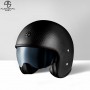 ALIEN SNAIL TTCOCASCOS HELMET Cafe Racer Light Weight Shell Carbon Fiber Helmet Open Face Pedal Cruise Moto Retro Half Helmet