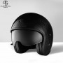 ALIEN SNAIL TTCOCASCOS HELMET Cafe Racer Light Weight Shell Carbon Fiber Helmet Open Face Pedal Cruise Moto Retro Half Helmet