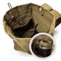 Men Military Backpack Tactical Bag Travel Climbing Handbag Army Bags Canvas Foldable Bucket Cylinder Shoulder Pack Sports XA129D