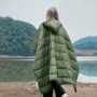 Lazy Man Cloak Style Sleeping Bag Unisex Portable Outdoor Waterproof Camping Warm Sleeping Quilt Winter Travel Poncho