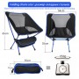 Detachable Portable Folding Moon Chair Outdoor Camping Chairs Beach Fishing Chair Ultralight Travel Hiking Picnic Seat Tools