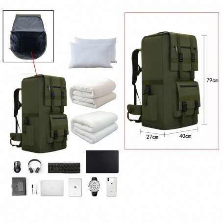 110L Large Hiking Backpack - Military Style Tactical Rucksack For Camping And Outdoor Adventures