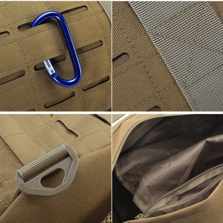 Large Capacity Tactic Military Shoulder Bag Molle Sports Bag Outdoor Hunting Camp Bags Travel Army Hike Bag for Men Women