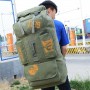 100L Hiking Camping Backpack Canvas Outdoor Mountaineering Bag Men Tactical Travel Hunting Rucksack Fishing Camping Equipment