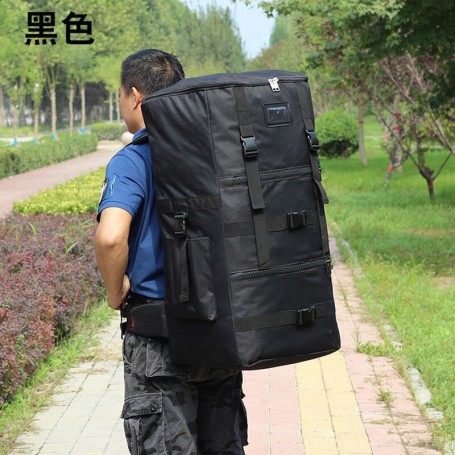 125L Large Capacity Waterproof Oxford Backpack Men Women Outdoor Trekking Travel Camping Fishing Mountaineering Luggage Bag