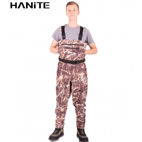 NeyGu  Men&Women's Breathable Chest Waders with 4MM Neoprene Stocking Foot for ATV, Fishing Hunting, Camping etc. Outdoor Sports