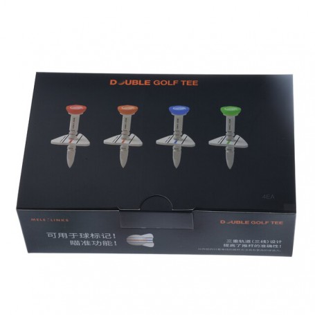 GvOvLvF Golf Tee With Package 세트가 달린 골프 좌석 Red Orange Green Blue Internet Celebrity Plastice Tee For Golfer Gift Height Adjusted