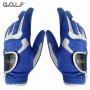 GVOVLVF Men's Golf Glove One Pc Pair 2 Color Options Improved Grip System Cool Comfortable Blue White color left right hand NEW