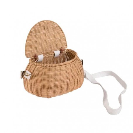 Vintage Bicycle Basket Handmade Bike Rattan Hanging Organizer Bag Small Back Basket Children Bicycle Baskets Handmade Rattan Toy