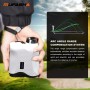 MUFASHA Professional Golf RangeFinder With Jolt and Slope Trajectory Compensation and Vibration Feedback