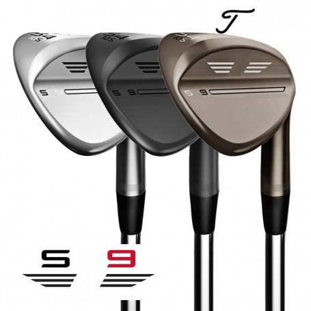 Golf Clubs SM9 Wedges Tour Chrome SM9 Golf Wedges Golf Clubs 48/50/52/54/56/58/60/62 Degrees Steel Shaft With Head Cover