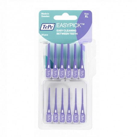 EasyPick szczoteczki/wykałaczki międzyzębowe z etui XL Fiolet