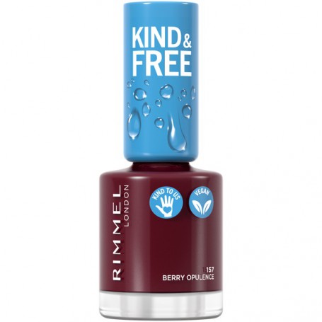 Kind & Free wegański lakier do paznokci 157 Berry Opulence 8ml