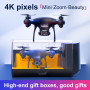 Mini Drone 4K HD Camera WiFi FPV One-Key Return 360 Rolling RC Helicopter Foldable Dron Quadcopter