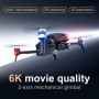 4DRC 2021 M1 Pro 2 Drone 4K HD Mechanical 2-Axis Gimbal Camera 5G WiFi GPS System Supports TF Card Drones Distance 1.6Km
