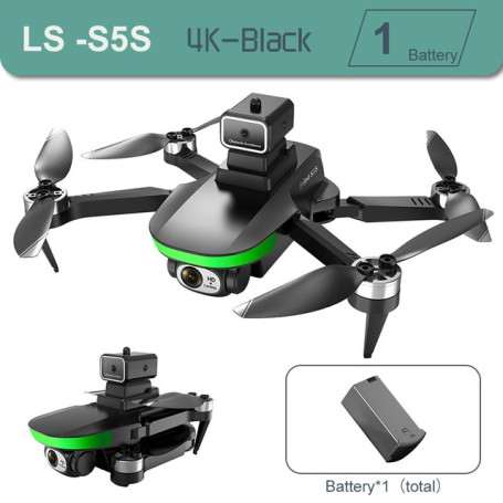 S5S Mini Drone 4K 6K Dual HD Camera Obstacle Avoidance Optical Flow Positioning Brushless RC Dron Foldable Quadcopter Toys Gifts