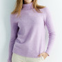 Cashmere Sweater Women's Knitted Sweaters 100% Merino Wool Turtleneck Long Sleeve Pullover