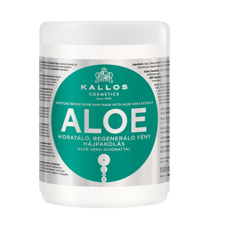 KJMN Aloe Moisture Repair Shine Hair Mask regenerująco-nawilża