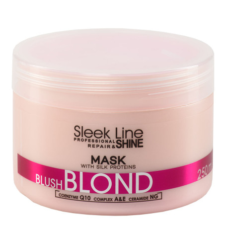 Sleek Line Blush Blond Mask maska do włosów blond z jedwabiem